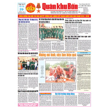 Báo Quân khu 4 số 1757 ra ngày 30/4/2019