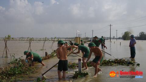 Bộ Chỉ huy quân sự tỉnh Thừa Thiên Huế: Khắc phục lũ lụt tại huyện Quảng Điền