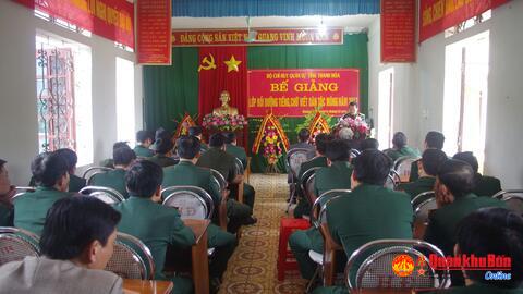 Bộ CHQS tỉnh Thanh Hóa: Bế giảng lớp bồi dưỡng tiếng, chữ viết dân tộc H’Mông khóa I