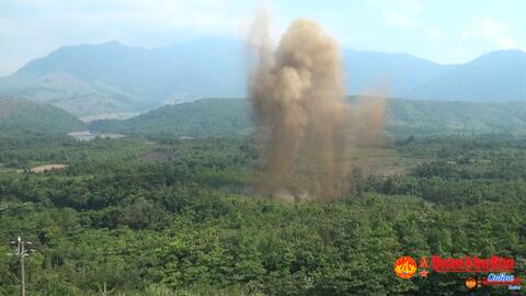 Bộ CHQS tỉnh Quảng Trị:  Hủy nổ thành công quả bom hẹn giờ