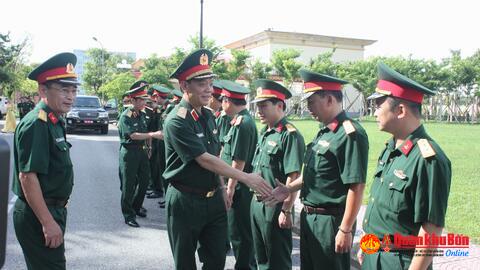 Bộ Tổng Tham mưu kiểm tra nhiệm vụ QS, QP tại Hà Tĩnh.