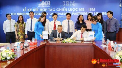 Ngân hàng TMCP Quân đội ký kết thỏa thuận hợp tác chiến lược với Tập đoàn IBM