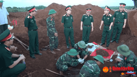 Bộ CHQS tỉnh Quảng Trị: Tìm kiếm, quy tập được 24 hài cốt liệt sĩ