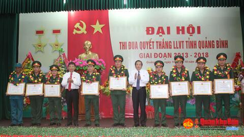 Đại hội thi đua quyết thắng Lực lượng vũ trang tỉnh Quảng Bình giai đoạn 2013 - 2018