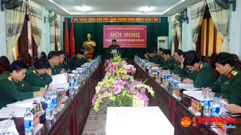 Đảng ủy Quân sự tỉnh Quảng Trị; Trường Quân sự Quân khu: Hội nghị phiêncuối năm 2018