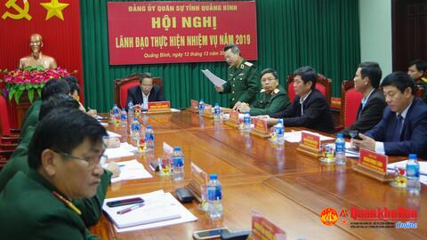 Đảng ủy Quân sự tỉnh Quảng Bình: Ra Nghị quyết lãnh đạo thực hiện nhiệm vụ năm 2019