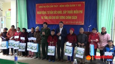 Bệnh viện Quân y 103: Khám, cấp thuốc miễn phí cho trên 1.500 đối tượng chính sách tại Thanh Hóa