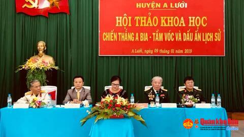 Huyện A Lưới, tỉnh Thừa Thiên Huế: Hội thảo khoa học “Chiến thắng A Bia - Tầm vóc và dấu ấn lịch sử”