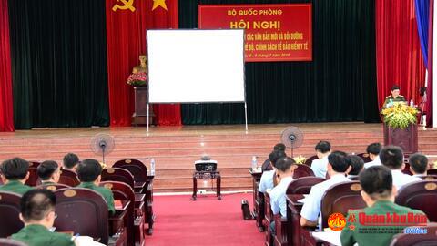 Bộ Quốc phòng: Bồi dưỡng nghiệp vụ thực hiện chế độ, chính sách Bảo hiểm y tế.