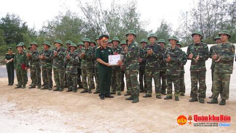 Bộ CHQS tỉnh Quảng Bình: Thăm, động viên các đơn vị thực hiện nhiệm vụ diễn tập