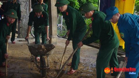 Đoàn KT-QP 5 nỗ lực giúp dân khắc phục hậu quả mưa lũ