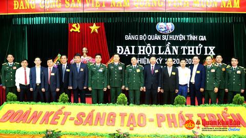 Đại hội Đảng bộ Quân sự huyện Tĩnh Gia lần thứ IX thành công tốt đẹp