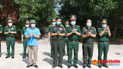 Quân khu 4 hỗ trợ cán bộ sỹ quan Quân đội Nhân dân Lào cách ly phòng chống dịch Covid - 19