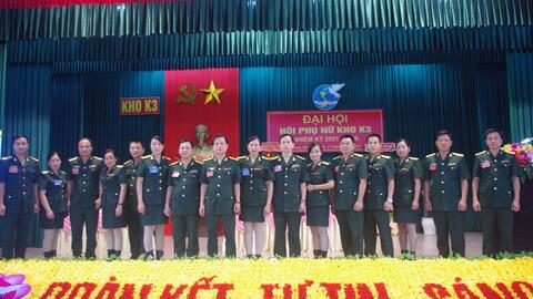 Thường vụ Đảng ủy Cục Kỹ thuật Quân khu 4 chỉ đạo Đại hội Hội phụ nữ Kho K3 làm trước thành công tốt đẹp
