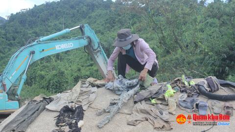 Tìm thấy nhiều vật dụng của công nhân mất tích ở Nhà máy Thủy điện Rào Trăng 3