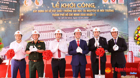 Khởi công xây dựng Trường đại học Tài nguyên và Môi trường tại thành phố Hồ Chí Minh