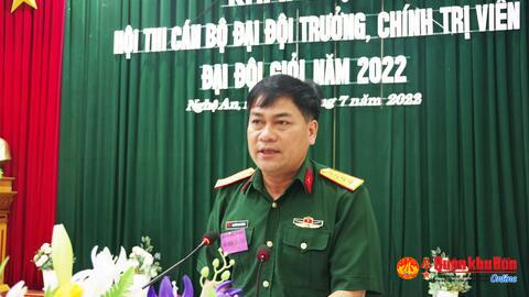 Sư đoàn 324 tổ chức Hội thi Đại đội trưởng, Chính trị viên đại đội giỏi năm 2022
