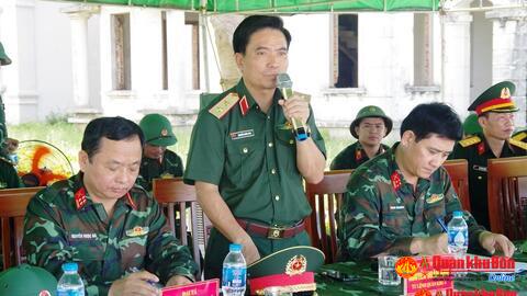 Bộ Tư lệnh Quân khu 4 kiểm tra công tác chuẩn bị diễn tập tỉnh Nghệ An