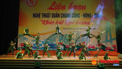 Liên hoan nghệ thuật quần chúng Công - Nông - Binh tỉnh Quảng Bình năm 2022