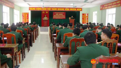 Bộ CHQS tỉnh Quảng Bình triển khai nhiệm vụ công tác Đảng, công tác chính trị năm 2023