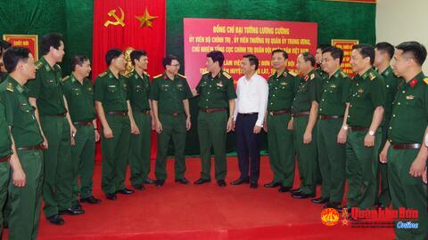 Đại tướng Lương Cường, Chủ nhiệm Tổng Cục Chính trị thăm và làm việc với các đơn vị Quân đội trên địa bàn huyện Mường Lát, tỉnh Thanh Hóa