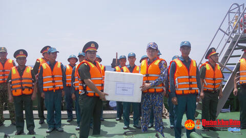 Quân khu 4: Kiểm tra hoạt động Hải đội dân quân thường trực tỉnh Quảng Trị
