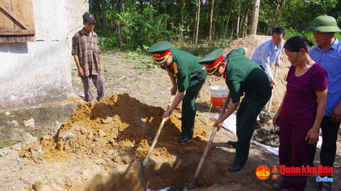 Bộ Chỉ huy Quân sự tỉnh Quảng Bình: Khởi công xây dựng Nhà tình nghĩa