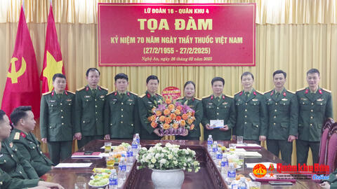 Lữ đoàn Pháo binh 16 tổ chức Tọa đàm kỷ niệm 70 năm Ngày Thầy thuốc Việt Nam