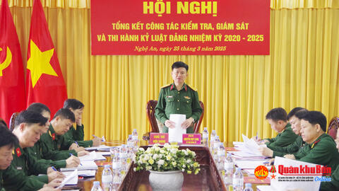 Lữ đoàn 16, Quân khu 4, thực hiện tốt công tác kiểm tra, giám sát và thi hành kỷ luật Đảng nhiệm kỳ 2020-2025