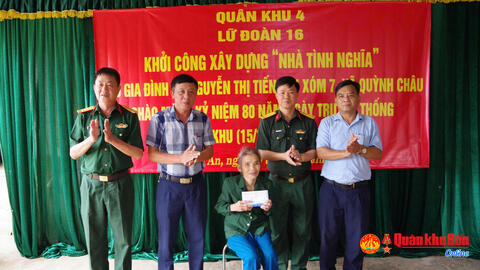 Nghĩa tình bộ đội Pháo binh Thuận An