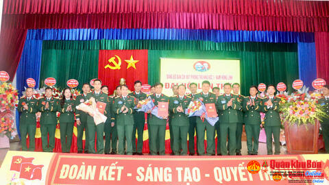 Đảng bộ Ban Chỉ huy phòng thủ khu vực 1 - Nam Hồng Lĩnh Đại hội lần thứ nhất, nhiệm kỳ 2025-2030 thành công tốt đẹp