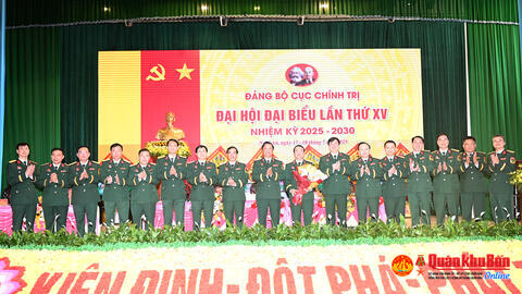 Đảng bộ Cục Chính trị Quân khu 4: Đại hội đại biểu lần thứ XV thành công tốt đẹp