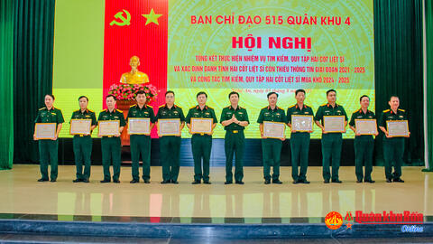 Quân khu 4: Tìm kiếm, quy tập 1.268 hài cốt liệt sĩ
