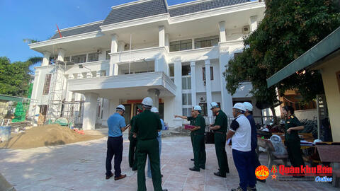 Kiểm tra chất lượng, tiến độ dự án cải tạo, nâng cấp trụ sở Tòa án quân sự hai cấp Quân khu