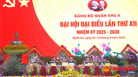 19 đồng chí trúng cử Ban Chấp hành Đảng bộ Quân khu 4 lần thứ XII với tín nhiệm cao