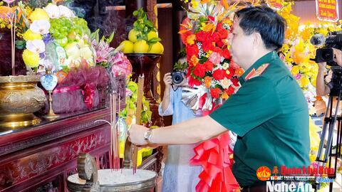 Trang trọng Lễ giỗ lần thứ 83 của Tổng Bí thư Lê Hồng Phong