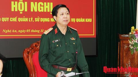 Quân khu 4: Thông qua dự thảo Quy chế quản lý, sử dụng nhà ở công vụ