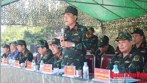 Kiểm tra công tác chuẩn bị diễn tập tại Nghệ An