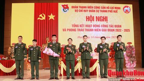 Bộ Chỉ huy Quân sự thành phố Huế: Tổng kết hoạt động công tác Đoàn và phong trào thanh niên giai đoạn 2022 – 2025
