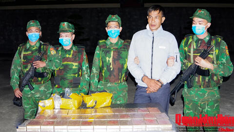 Bộ đội Biên phòng Thanh Hóa bắt quả tang đối tượng vận chuyển trái phép khối lượng lớn ma túy