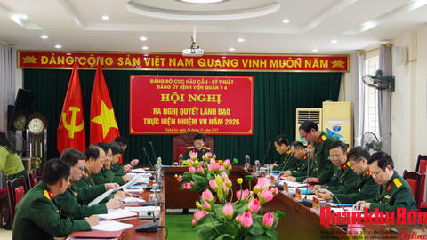 Đảng ủy Bệnh viện Quân y 4: Ra nghị quyết lãnh đạo thực hiện nhiệm vụ năm 2026
