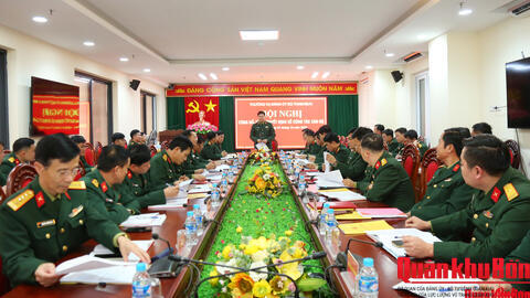 Đảng ủy Bộ Tham mưu Quân khu lãnh đạo hoàn thành tốt nhiệm vụ năm 2025