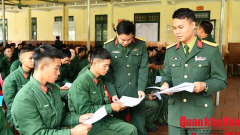 Quân khu 4 kiểm tra nắm tình hình tư tưởng, kỷ luật quân nhân xuất ngũ năm 2026