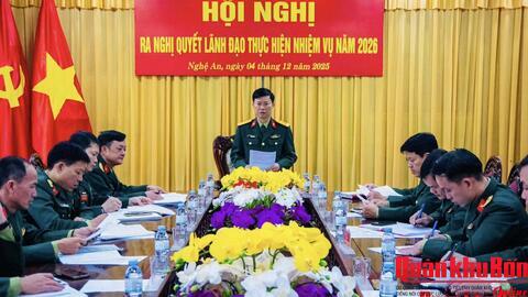 Đảng ủy Lữ đoàn Pháo binh 16 ra Nghị quyết lãnh đạo thực hiện nhiệm vụ năm 2026