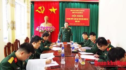 Đảng ủy Tòa án Quân sự Quân khu 4 lãnh đạo hoàn thành xuất sắc nhiệm vụ