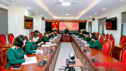 Chi bộ Phòng Chính sách Quân khu 4: Ra Nghị quyết lãnh đạo thực hiện nhiệm vụ năm 2026