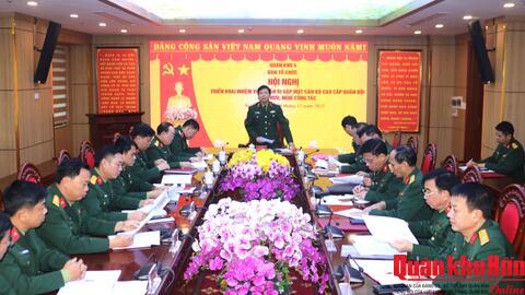 Triển khai công tác chuẩn bị gặp mặt cán bộ cao cấp Quân đội nghỉ hưu, nghỉ công tác.