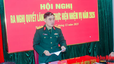 ​​​​​​​Bảo tàng Quân khu 4 ra nghị quyết lãnh đạo thực hiện nhiệm vụ năm 2026