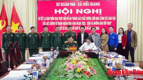 Sư đoàn 968 (Quân khu 4): Hội nghị sơ kết 2,5 năm triển khai thực hiện Đề án 2036