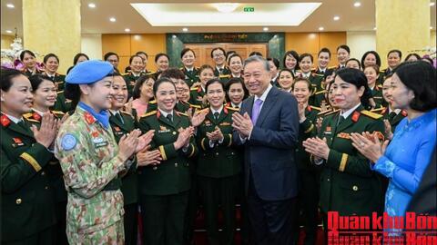 Phụ nữ Quân đội bản lĩnh - trí tuệ - kỷ cương - nhân ái, vững tin bước vào kỷ nguyên mới